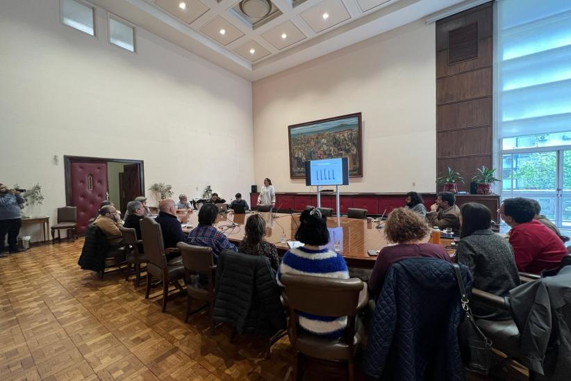 Presentación del informe intermedio por parte de la Facultad de Ciencias Económicas a la Intendencia de Montevideo