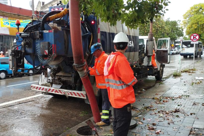 Cuadrillas de trabajo en zonas afectadas por temporal 