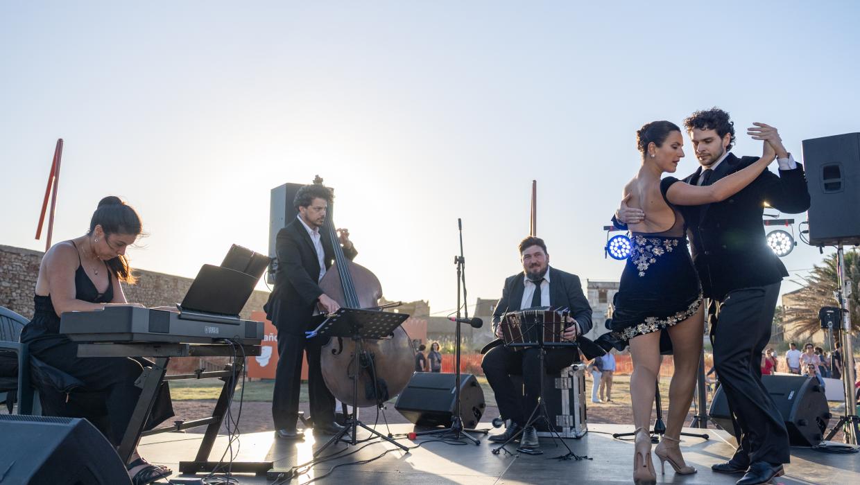 Inauguración del parque Mauá