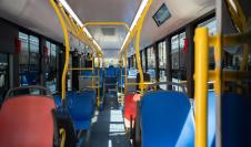 Intendente Mario Bergara, participa de la presentación de ómnibus eléctricos de la empresa CUTCSA