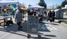 Peatonal barrial en las calles Camino Oncativo y Carlos César Lenzi