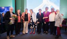 Ceremonia de reconocimiento, Estela García: Mujeres que transforman Montevideo