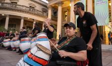Patio cultural, muestra artística inclusiva