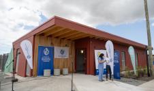  Inauguración de policlínica en el Parque Cauceglia