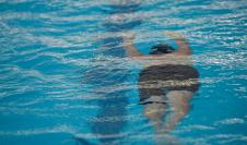 Entrenamiento nuevos guardavidas en piscina Plaza Nro. 7, 7 de enero de 2025