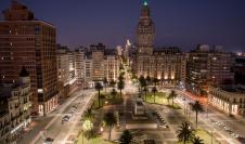 Vista de la Plaza Independencia desde el Edificio Torre Mayor