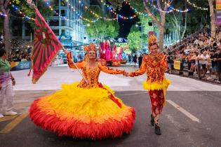 Urusamba en el Desfile de Escuelas de Samba