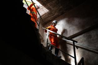 Bajada a colectores