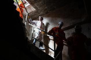 Bajada a colectores