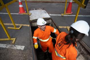 Bajada a colectores