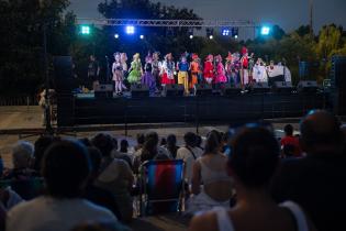 Escenário móvil en Plaza Líber Seregni, 3 de febrero de 2025