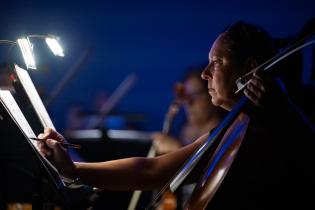 Ensayo general del espectáculo Filarmónica de Película