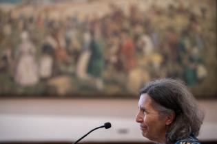 Intendenta interina Mariella Mazzotti en el Conversatorio Mercosur, 21 de febrero 2025