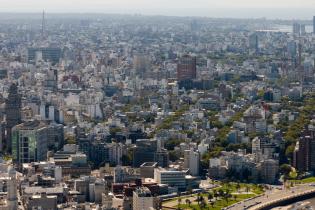 Vista aérea de Montevideo