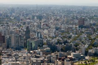 Vista aérea de Montevideo