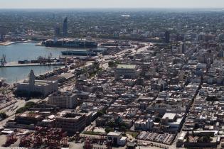 Vista aérea de Montevideo