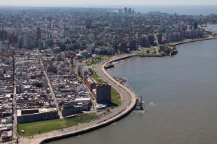 Vista aérea de Montevideo