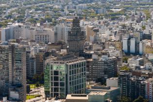 Vista aérea de Montevideo