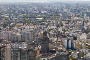 Vista aérea de Montevideo