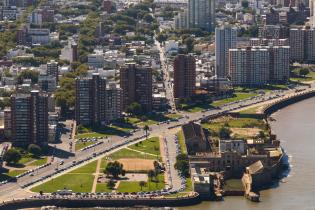 Vista aérea de Montevideo