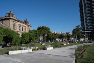 Inauguración de obras en Plaza Neruda