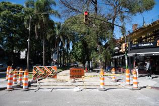 Avance de obras en Av. Dr. Luis Alberto de Herrera en el tramo e