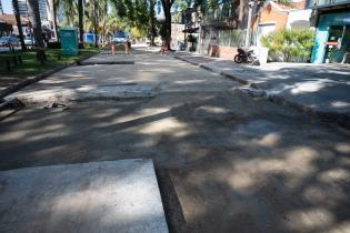Avance de obras en Av. Dr. Luis Alberto de Herrera en el tramo e