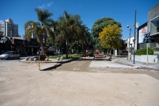 Avance de obras en Av. Dr. Luis Alberto de Herrera en el tramo e