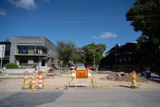 Avance de obras en Av. Dr. Luis Alberto de Herrera en el tramo e