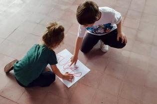 Danza para niños y niñas en la Casa comunitaria de promoción de Salud Mental