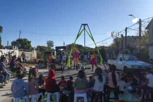 Inauguración de plaza en Nuevo Mendoza