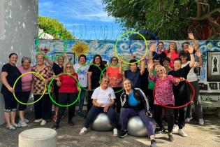 Actividades deportivas en Casa Comunitaria de Promoción de la Salud Mental