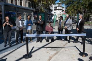 20250509dicimouyvc0035.jpg Inauguración de nuevos refugios de transporte público