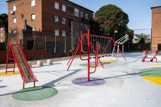 Obra del Presupuesto Participativo en Plaza Gerardo Cuesta
