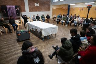 Presentación de maqueta háptica en la Escuela Nº 198 para ni