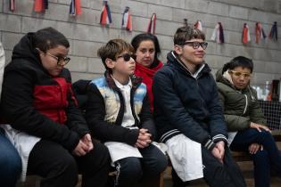 Presentación de maqueta háptica en la Escuela Nº 198 para ni