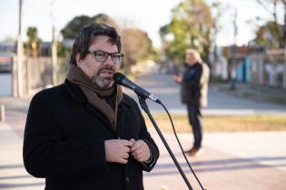 Inauguración de obra del Presupuesto Participativo en Plaza Tom