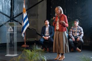 Asunción de la alcaldesa del Municipio E, Mercedes Ruiz