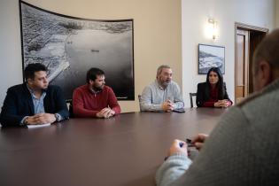  Intendente, Mario Bergara se reúne coordinadores de bancadas d