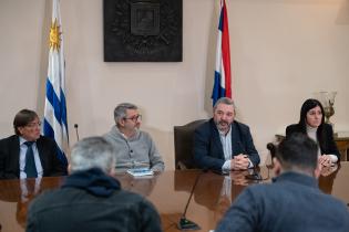 Intendente Mario Bergara se reúne con representantes de Adeom