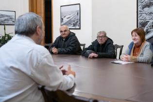 Intendente Mario Bergara, recibe a representantes de CRYSOL
