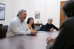 Intendente Mario Bergara, recibe a representantes de CRYSOL