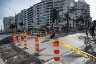 Avance de obras viales en Av. Dr. Luis Alberto de Herrera
