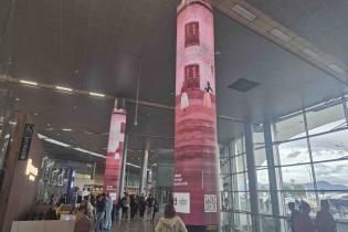 Obras del Museo Blanes en el aeropuerto Internacional el Dorado 