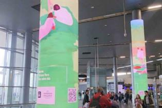 Obras del Museo Blanes en el aeropuerto Internacional el Dorado 