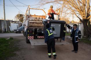 Nuevo servicio de recolección de residuos en el barrio "Los sue