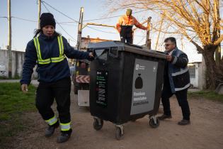 Nuevo servicio de recolección de residuos en el barrio "Los sue