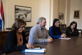 Reunión del Intendente Mario Bergara con el rector de la Udelar