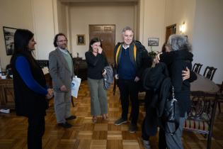 Reunión del Intendente Mario Bergara con el rector de la Udelar Reunión del Intendente Mario Bergara con el rector de la Udelar