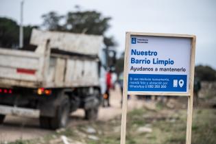 Anuncios del programa Nuestro Barrio Limpio